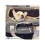 Snowflake Gray - Mr. Peanut's Platinum Series Double Expandable Pet Carrier - 18inLx10.5inWx11inH