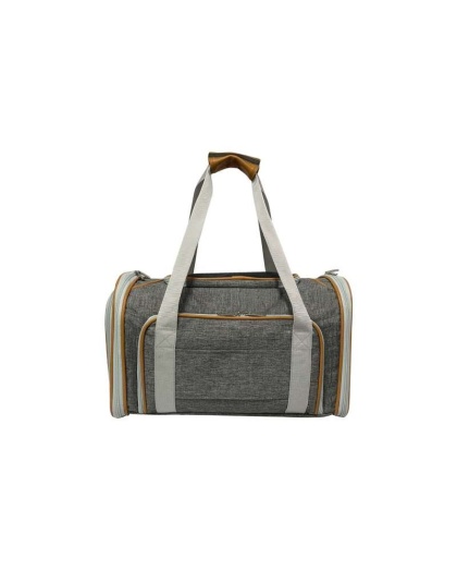 Snowflake Gray - Mr. Peanut's Platinum Series Expandable Pet Carrier - 18inLx10.5inWx11inH