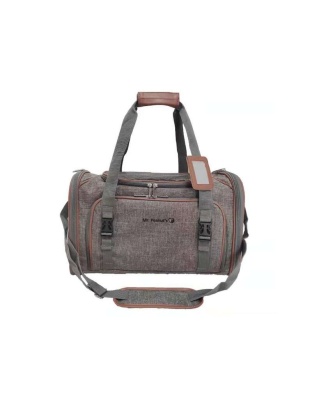 Twilight Gray - Mr. Peanut's Platinum Series Double Expandable Pet Carrier - 18inLx10.5inWx11inH