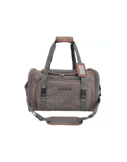 Twilight Gray - Mr. Peanut's Platinum Series Double Expandable Pet Carrier - 18inLx10.5inWx11inH