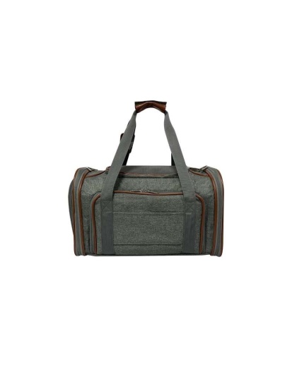 Twilight Gray - Mr. Peanut's Platinum Series Double Expandable Pet Carrier - 18inLx10.5inWx11inH