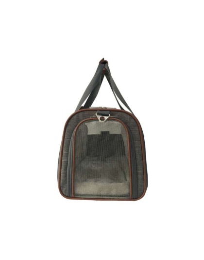 Twilight Gray - Mr. Peanut's Platinum Series Double Expandable Pet Carrier - 18inLx10.5inWx11inH