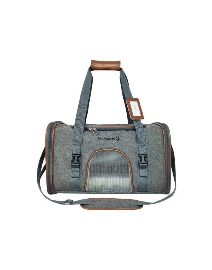 Twilight Gray - Mr. Peanut's Platinum Series Expandable Pet Carrier - 18inLx10.5inWx11inH