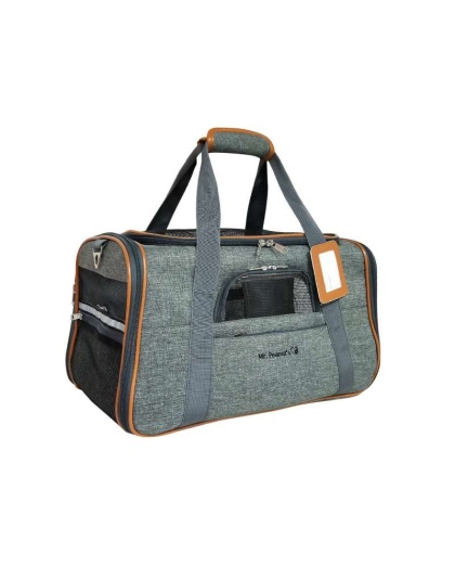Twilight Gray - Mr. Peanut's Platinum Series Pet Carrier - 18inLx10.5inWx11inH