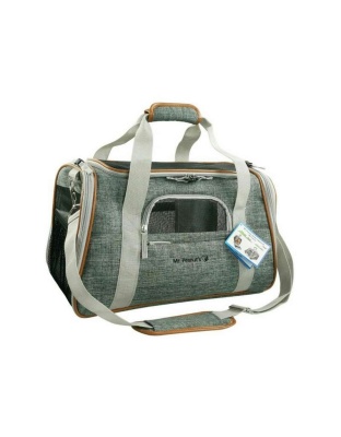 Snowflake Gray - Mr. Peanut's Platinum Series Pet Carrier - 18inLx10.5inWx11inH