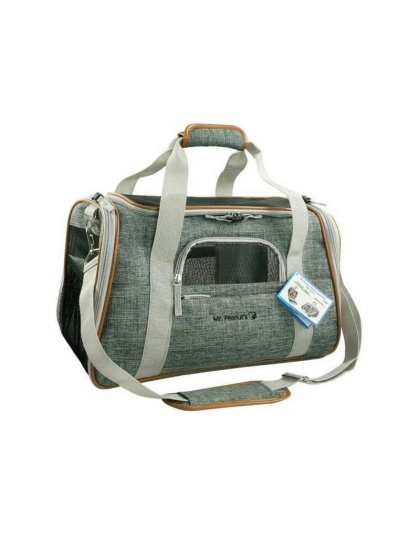 Snowflake Gray - Mr. Peanut's Platinum Series Pet Carrier - 18inLx10.5inWx11inH