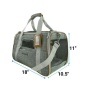Snowflake Gray - Mr. Peanut's Platinum Series Pet Carrier - 18inLx10.5inWx11inH