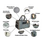 Twilight Gray - Mr. Peanut's Platinum Series Pet Carrier - 18inLx10.5inWx11inH