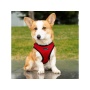 Red - Mr. Peanut's PupTrek Small Dog/Cat Soft Mesh Step In Harness Vest - XSmall