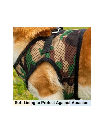 Camo - Mr. Peanut's PupTrek Small Dog/Cat Soft Mesh Step In Harness Vest - Small