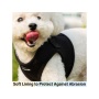 Black - Mr. Peanut's PupTrek Small Dog/Cat Soft Mesh Step In Harness Vest - Large