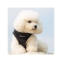 Black - Mr. Peanut's PupTrek Small Dog/Cat Soft Mesh Step In Harness Vest - Large