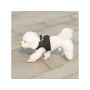 Black - Mr. Peanut's PupTrek Small Dog/Cat Soft Mesh Step In Harness Vest - Large