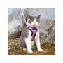 Lilac - Mr. Peanut's PurrTrek Reflective Cat Harness with Matching Leash - X Small