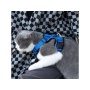 Blue - Mr. Peanut's PurrTrek Reflective Cat Harness with Matching Leash - Small