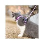 Lilac - Mr. Peanut's PurrTrek Reflective Cat Harness with Matching Leash - Small