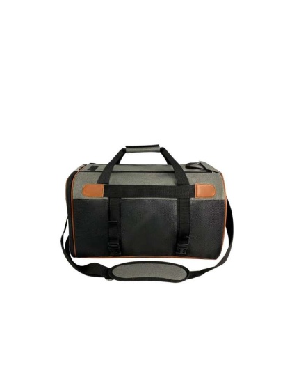 Platinum Gray - Mr. Peanut's Rhodium Series Mini Size Soft Sided Pet Carrier - 18 in L x 12 in W x 9 in H