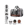 Platinum Gray - Mr. Peanut's Rhodium Series Mini Size Soft Sided Pet Carrier - 18 in L x 12 in W x 9 in H