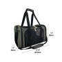 Charcoal Ash - Mr. Peanut's Silver Series Airline Capable Soft Sided Pet Carrier - 17.5 in L x 11 in W x 11 in H