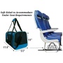 Deja Blue - Mr. Peanut's Silver Series Airline Capable Soft Sided Pet Carrier - 17.5 in L x 11 in W x 11 in H