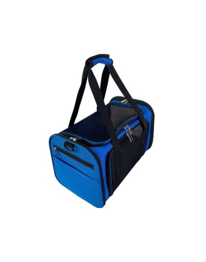 Deja Blue - Mr. Peanut's Silver Series Airline Capable Soft Sided Pet Carrier - 17.5 in L x 11 in W x 11 in H