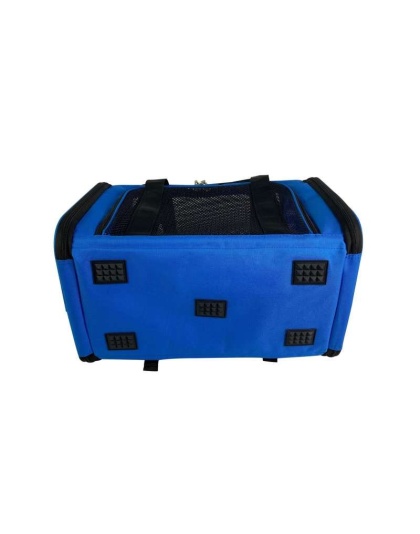 Deja Blue - Mr. Peanut's Silver Series Airline Capable Soft Sided Pet Carrier - 17.5 in L x 11 in W x 11 in H