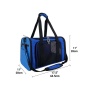 Deja Blue - Mr. Peanut's Silver Series Airline Capable Soft Sided Pet Carrier - 17.5 in L x 11 in W x 11 in H