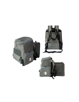 Mr. Peanut's Tahoe Series Expandable Backpack Pet Carrier - 17 in Hx14.4 in Wx9 in D