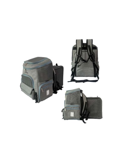 Mr. Peanut's Tahoe Series Expandable Backpack Pet Carrier - 17 in Hx14.4 in Wx9 in D