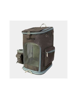 Charcoal Ash - Mr. Peanut's Vancouver Series Backpack Pet Carrier for Smaller Cats and Dogs - 17 in L X 11 in W X 11 in H