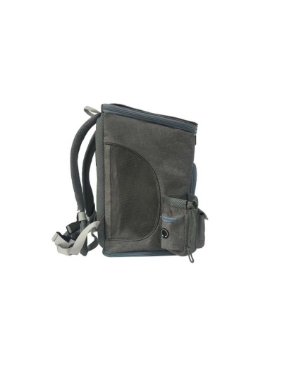 Charcoal Ash - Mr. Peanut's Vancouver Series Backpack Pet Carrier for Smaller Cats and Dogs - 17 in L X 11 in W X 11 in H