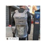 Platinum Gray - Mr. Peanut's Vancouver Series Backpack Pet Carrier for Smaller Cats and Dogs - 17 in L X 11 in W X 11 in H