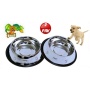 Etched Food Grade Stainless Steel Dog Bowls - 32oz