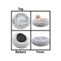 Gray Two Tone - Mr. Peanut's OrthoPlush Pet Bed - 23 in