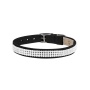 Black - Susan Lanci Designs 3 Row Giltmore Crystals Collar - Small