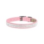 Puppy Pink - Susan Lanci Designs 3 Row Giltmore Crystals Collar - Large