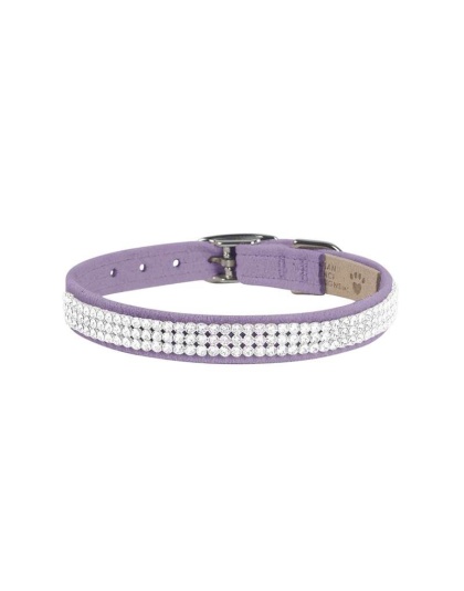 French Lavender - Susan Lanci Designs 3 Row Giltmore Crystals Collar - TC