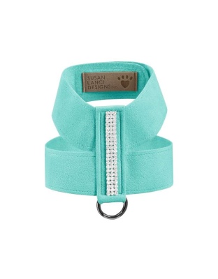 Tiffi Blue - Susan Lanci Designs 3 Row Giltmore Crystals Tinkie Harness - XL