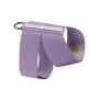 French Lavender - Susan Lanci Designs 3 Row Giltmore Crystals Tinkie Harness - Small
