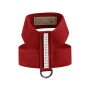 Red - Susan Lanci Designs 3 Row Giltmore Crystals Tinkie Harness - Small