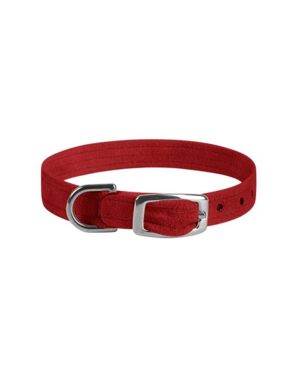 Red - Susan Lanci Designs Crystal Paws Collar - Large