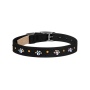 Black - Susan Lanci Designs Crystal Paws Collar - Small