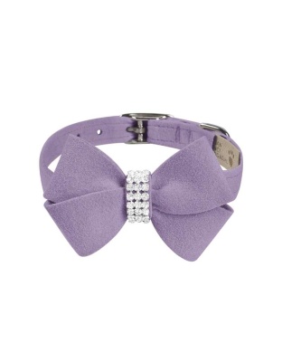 French Lavender - Susan Lanci Designs Nouveau Bow Collar - Large