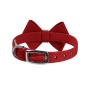 Red - Susan Lanci Designs Nouveau Bow Collar - Large