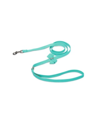 Tiffi Blue - Susan Lanci Designs Nouveau Bow Leash - 4 FT