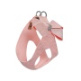 Puppy Pink Glitzerati - Susan Lanci Designs Puppy Pink Glitzerati Nouveau Bow Step In Harness - Large