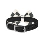 Red - Susan Lanci Designs Windsor Check Nouveau Bow Collar - Medium