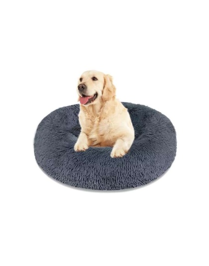 Beige - Donut Dog Bed - Medium