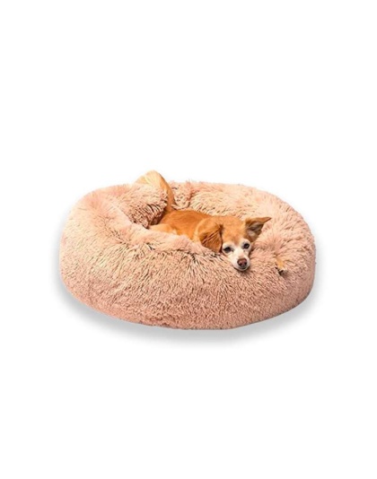 Beige - Donut Dog Bed - X-Large