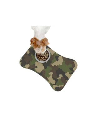 Camouflage Pet Feeding Mat